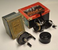 Vintage Boxed Reels (2): S.E. Cooke & Co "The Loncast" sidecaster with front drag adjuster in makers