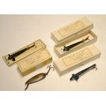 Collection of Farlow's boxed lures (3): 3 inch Phantom on card; 3.5" sea trout rubber minnow
