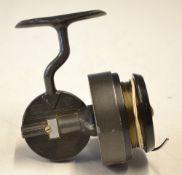 Hardy Bros "The Hardex" spinning reel: No.1 Mk. II with half bale arm, bakelite spool, and retaining