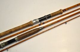 Falcon Redditch Rod: The Monarch 9ft 6in 2pc split can spinning rod with agate line rings - all