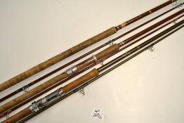 Rods (3): Tag Barnes Super Carp 10ft 2p rod c/w 22" cork handle with sliding winch reel seat, grey