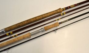 Hardy and Other Salmon Rods (2): "The Salmon Fly" 12ft 6ins 3pc glass fibre rod, #9 in mob (G) and a