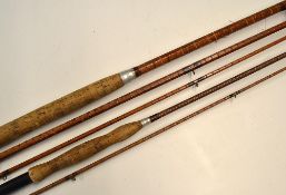 Foster Bros split cane rods (2): to incl Foster Bros Ashbourne salmon fly rod together with