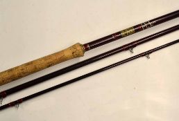 Hardy Rod: Hardy Bros Salmon Fly De Luxe 15'4" 3pc graphite fly rod #10, c/w lined butt and tip