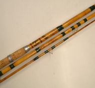Youngs of Harrow "The Otter" rod: 11ft 6" 3pc whole cane with whole cane tapered split can tip,