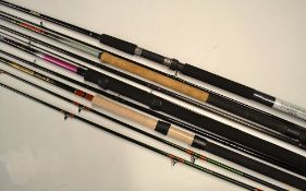 Rods (4): John Wilson "Avon Quiver" 11ft carbon coarse fishing rod, 1 ¼ lb test curve, 2 tops,