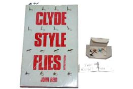 Reid, J - "Clyde Style Flies" 1st ed 1971, H/b, D/j, fine and 4 flies tied by Reid, in Mustad box.