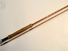 Hardy Palakona Fly Rod: "The Perfection" two-piece fly rod, with lined butt and tip guides, alloy