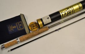 Rod: Hardy Favourite 9ft 3in 2p graphite trout fly rod, AFTM4/5, 9in cork handle, snake guides