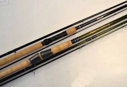 Abu Match Rod (Unused): Abu Cobra 100 Graphite 13ft 3pc Ultra Light match rod, lined ring guides,