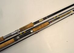 Hardy and Other Salmon Spinning Rods (2): good Hardy Fibalite 8ft 6in 2pc glass rod with alloy