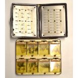 Fly Tins and Flies (2): Copper tin c/w 8x internal compartments with spring loaded transparent