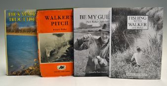 Walker, Richard (4) - "Walker's Pitch" 1959 1st ed, "Dick Walker's Trout Fishing" 1982, both