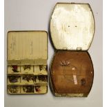 Hardy Fly boxes: A Hardy Bros. 'Girodon Pralon' with 9x compartments and a Hardy 'Glenmore'