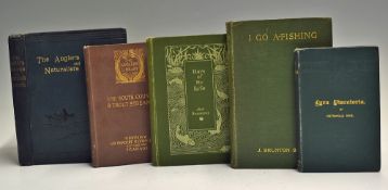 Various Fishing Book Selection - to include "Lyra Piscatoria" 1895 by Cotswold Isys, plus "Days of