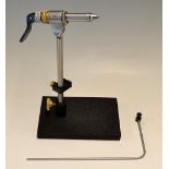 Fly-tying Vice: New HMH Spartan Precision Fly Tying Vice - c/w pedestal base, full rotary action,