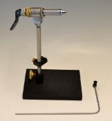 Fly-tying Vice: New HMH Spartan Precision Fly Tying Vice - c/w pedestal base, full rotary action,