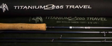 Pro Performance Travel Rod: Pro Performance Titanium2 285 9ft 6in 4pc high modulus carbon travel fly