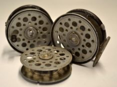 Farlow's Fly reels (2): to incl 3.5" Cobra with rim tension regulator and 3.5" Serpent both with