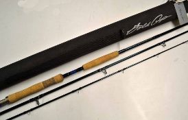 Fly Rod: Fine World Wide Sportsman "Gold Cup" 9ft 3pc carbon fly rod, #12, c/w 3x lined guides,