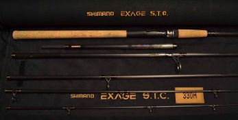 Shimano Travel Rod: Shimano Exage AX STC 2.40m graphite spinning rod, 5 section, casting weight 10-