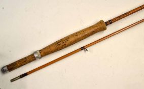 Marcus Warwick Fly Rod: The Hanford 9ft 2pc handmade split cane rod, #6, fully lined guides, alloy