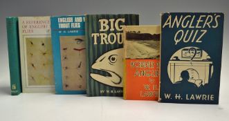 Lawrie, W. H. (6) - "A Reference Book of English Trout" 1967 plus "Border River Angling" 1939 "Big