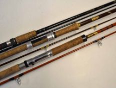 Hardy and Other Spinning Rods: Hardy Jet "Fibalite Spinning" 10ft 2pc glass rod with Hardy's Pat