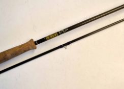 Hardy Graphite Fly Rod: Fine "Hardy Favourite" 9ft 2pc fly rod, #7/8, cork reel seat with alloy