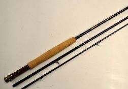Drennan Fly Rod: good "Oxford Light Line" 10ft 3in 3pc carbon fly rod, #6, weight 3.75oz, first ring