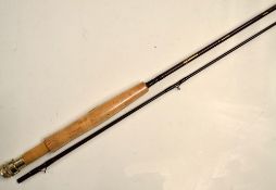 Drennan Fly Rod: Unused "Brook" 8ft 2pc carbon fly rod, #DT4/5, lined butt and tip guides,