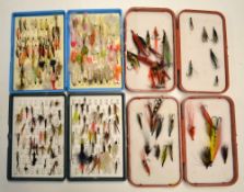 Modern Fly Boxes and Flies(4) to incl 2x House of Hardy with approx. 30 mixed flies incl trebles and