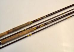 Hardy Richard Walker Fly Rods (2): "Richard Walker Superlite" 9ft 2pc glass fly rod, #7/8, screw