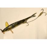 Early Percy Wadham Bait c. 1910/20: - early Wadhams Nature artificial celluloid spinning bait -
