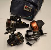 Collection of various Abu and other spinning reels (4): Abu Cardinal 755 fixed spool reel with