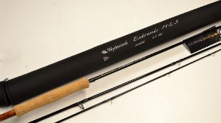 Wychwood Fly Rod: Extremis H.L.S 9ft 3in 3pc carbon pike/saltwater rod, #9, lined butt guide,