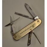 Hardy's Angler Knife: Good Hardy The Dry Fly Angler's Knife No. 3 -c/w all 8x tools to include large