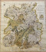 19th Century 'Salop' by C. Smith Map - a new map of the County of Salop Divided into Hundreds,