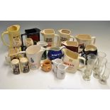 Selection of Pub Wares to include Martell Brandy, Bells Whisky, Whyte & Mackay, Dunhill,