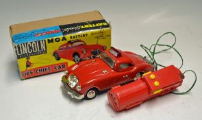 Lincoln International Fire Chief Car - battery operated, remote control, comes with box