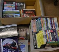 Railway DVDs/Book Selection includes a large selection of DVDs covering a wide range, many gift