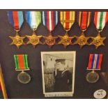 WWII Royal Navy Medal Group to include L/Tel R.E. Bellamy to consist of 1939/45 Star, Atlantic Star,