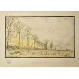 WWI - F.T. Bush Lithographs - to include The Glorious Road Ypres, and The 'Place' Yres - both