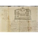 1710 Hand in Hand/Amicable Contributor Insurance Policy - dated 13 April 1710, St Mary Aldermary for