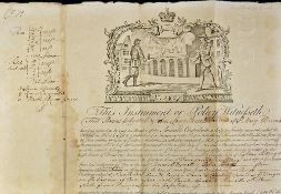 1710 Hand in Hand/Amicable Contributor Insurance Policy - dated 13 April 1710, St Mary Aldermary for