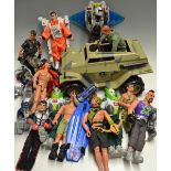 Action Man Selection includes Go Kart, Military Vehicle, Stingray, Jet Pack, plus other models,