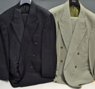 Hugo Boss Men's Suit made in Germany together with YvesSaintLauren Men's Suit both double