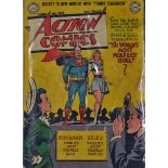 American Comics - Superman DC Publication Action Comics No.133 June 1949 condition staining to cover