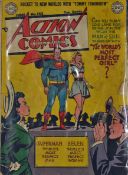 American Comics - Superman DC Publication Action Comics No.133 June 1949 condition staining to cover