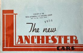 Automotive - The New Lanchester 1938 Brochure - An 8 page Brochure illustrating and detailing the